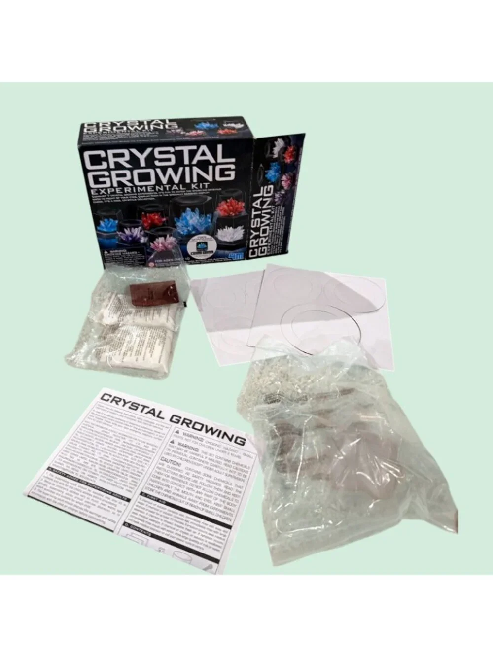 4M Crystal Growing Experimental Kit Science STEM Activity Set Partial Complete